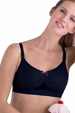 Anita Maternity Damen Bügelloser Schwangerschafts-BH Still BH 5097, Gr. 100(Herstellergröße:XXL), Schwarz (schwarz 001) - 1