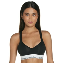 Calvin Klein Damen Bustier Bralette Lift BH, Schwarz (Black 001), S (84-89 cm) - 1