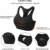 HBselect 3stk Sport BH Bustier Damen Bralette Nathloser mit Polstern Sportbekleidung ohne Bügel atmungsaktiv Joggen Yoga Jumping Fitness - 6