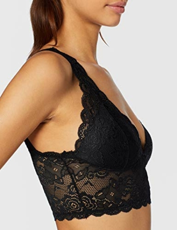 ONLY Damen onlCHLOE LACE Bra NOOS Acc Bustier, Schwarz (Black), 38 (Herstellergröße: M) - 4