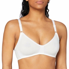 Sloggi Damen Basic+ N Bügelloser BH, Weiß, 34A (Herstellergröße:75A) - 1