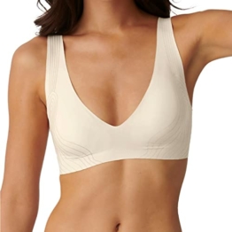 sloggi Damen ZERO Feel N 2.0 EX Bügelloser BH, Angora, L - 1