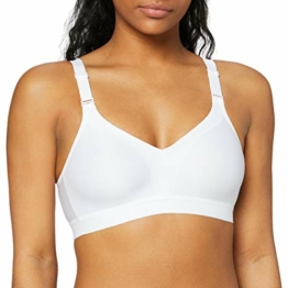 Triumph Damen Triaction Wellness N Sport BH ohne Bügel, White, 95C - 1